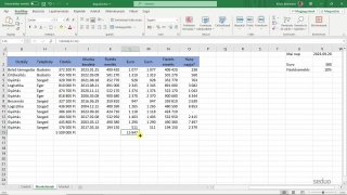 10 Szum, átlag leolvasása és kiszámítása