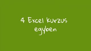 4 Excel kurzus egyben